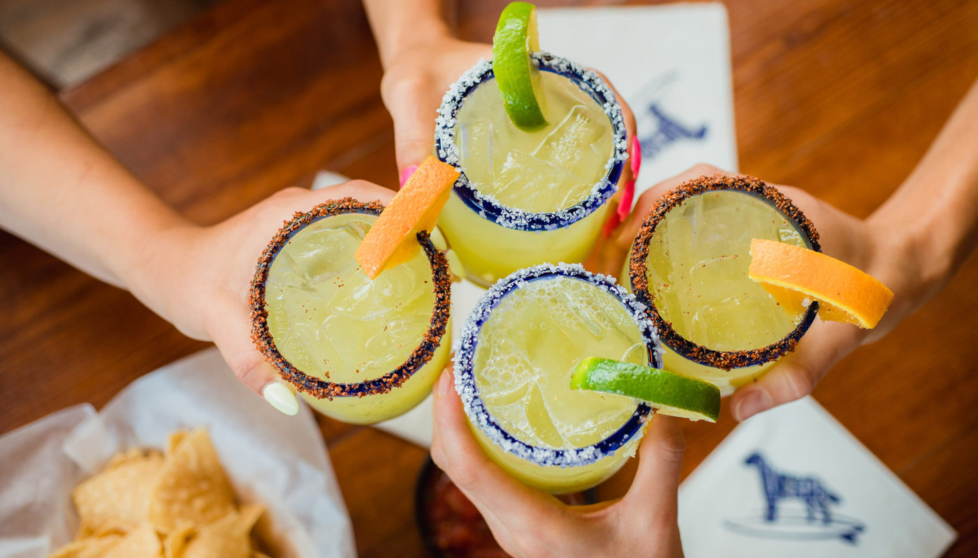 Cheers-ing Cold Margaritas | Tower 7 Baja Mexican Grill