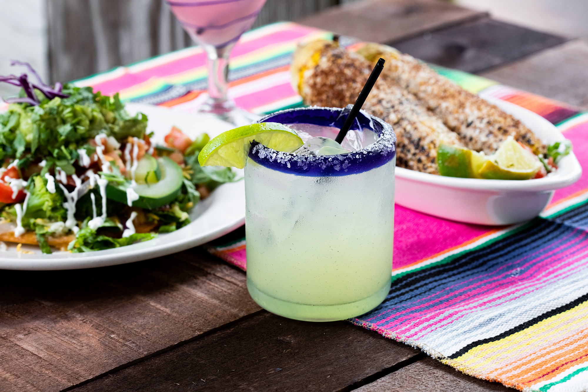Margarita, Street Corn and a Salad | Tower 7 Baja Mexican Grill
