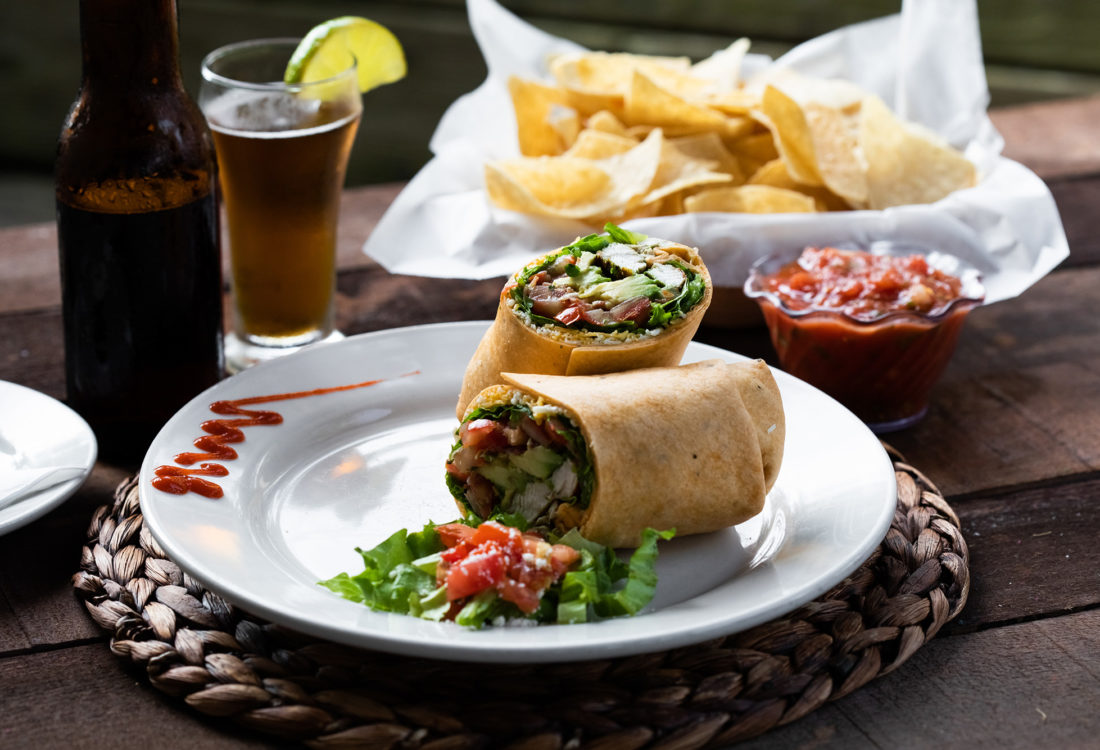 Chicken Wrap | Tower 7 Baja Mexican Grill