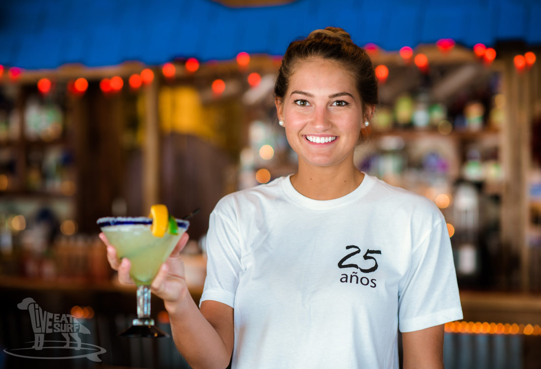Bartender with Margarita | Tower 7 Baja Mexican Grill